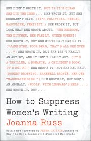 How to Suppress Women's Writing cover image