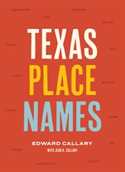 Texas place names cover image