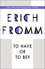 To have or to be? cover image