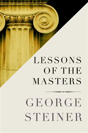 Lessons of the Masters cover image