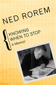 Knowing when to stop a memoir cover image