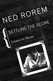 Settling the score essays on music cover image