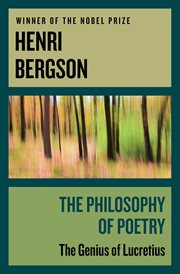The philosophy of poetry : the genius of Lucretius cover image