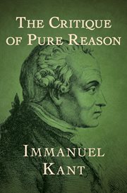 The critique of pure reason cover image
