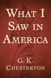 What I Saw in America cover image