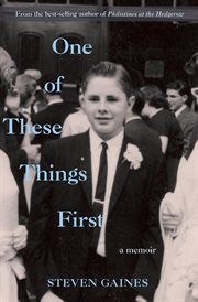 One of these things first: a memoir cover image