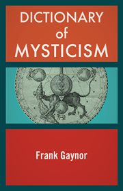 Dictionary of mysticism cover image