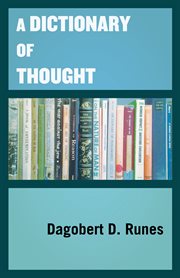 A Dictionary of Thought cover image