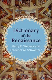 Dictionary of the Renaissance cover image