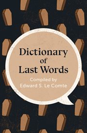 Dictionary of last words cover image