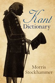 Kant dictionary cover image