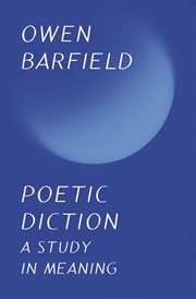 Poetic Diction : A Study in Meaning cover image