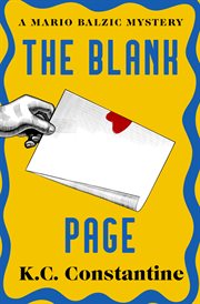 The Blank Page : Mario Balzic Mysteries cover image