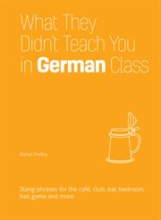 What They Didn't Teach You in German Class : Slang Phrases for the Cafe, Club, Bar, Bedroom, Ball Game and More cover image