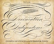 Spencerian Penmanship Practice Book: The Declaration of Independence : The Declaration of Independence cover image