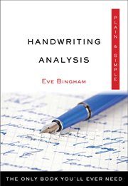 Handwriting Analysis Plain & Simple : Plain & Simple cover image