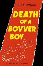 Death of a Bovver Boy : a Carolus Deene mystery cover image