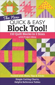 THE NEW QUICK & EASY BLOCK TOOL! cover image