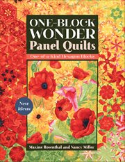 One-Block Wonder Panel Quilts : New Ideas; One-of-a-kind Hexagon Blocks cover image