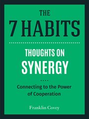 Thoughts on synergy : Connecting to the Power of Cooperation cover image