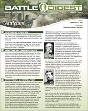 Battle Digest. Volume 2, issue 2, Antietam cover image