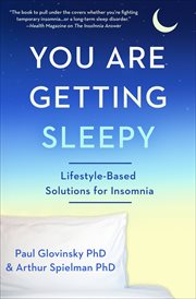 You are getting sleepy : lifestyle-based solutions for insomnia cover image