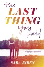 The Last Thing You Said cover image