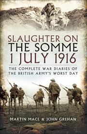 Slaughter on the somme cover image