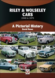 Riley & Wolseley Cars: 1948 to 1975 : A Pictorial History cover image