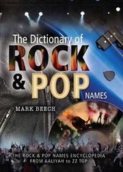 The dictionary of rock and pop names. Why Were They Called That? From Aaliyah to ZZ Top cover image