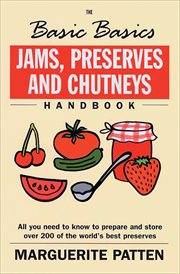 Jams, preserves and chutneys handbook cover image