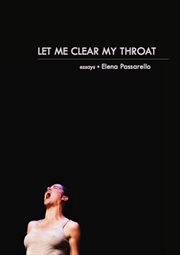 Let me clear my throat : essays cover image