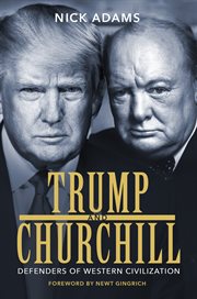 Trump and churchill. Defenders of Western Civilization cover image