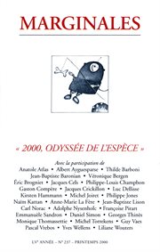 2000, odyssée de l'espèce. Marginales - 237 cover image