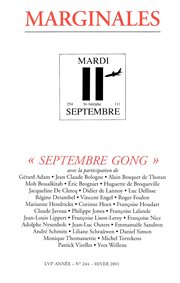 Septembre gong. Marginales - 244 cover image