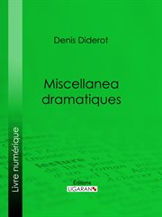 Miscellanea dramatiques cover image