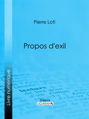 Propos d'exil cover image