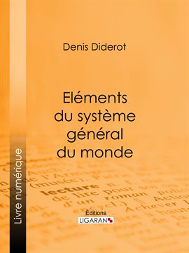 Cover image for Eléments du système général du monde