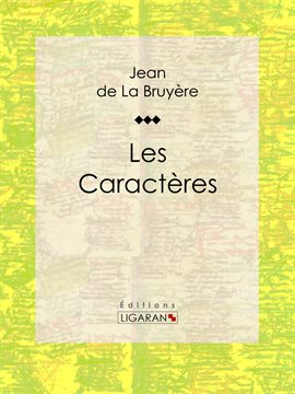 Cover image for Les Caractères