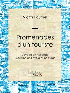 Cover image for Promenades d'un touriste