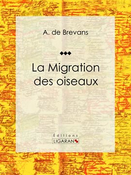 Cover image for La migration des oiseaux
