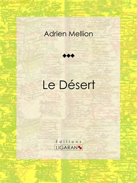 Cover image for Le désert