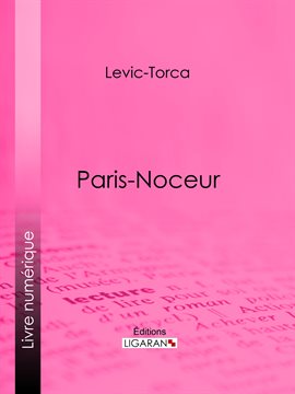 Cover image for Paris-noceur