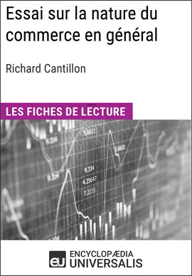 Cover image for Essai sur la nature du commerce en général de Richard Cantillon