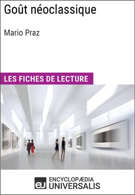 Cover image for Goût néoclassique de Mario Praz