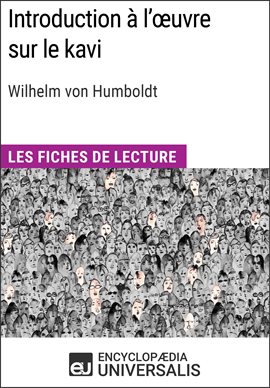 Cover image for Introduction à l'œuvre sur le kavi de Wilhelm von Humboldt