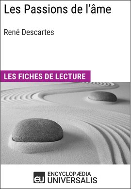 Cover image for Les passions de l'âme de René Descartes