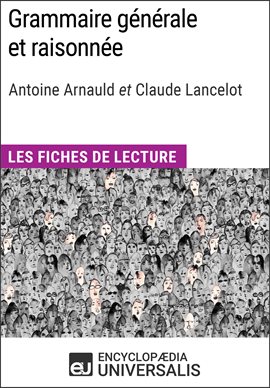 Cover image for Grammaire générale et raisonnée d'A. Arnauld et C. Lancelot