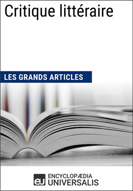 Cover image for Critique littéraire
