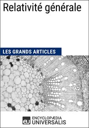 Relativité générale cover image